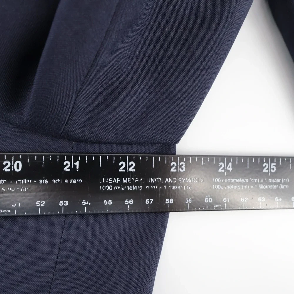 Vintage Polo University Club Ralph Lauren 2 Button Blazer Navy Blue Mens 42R USA